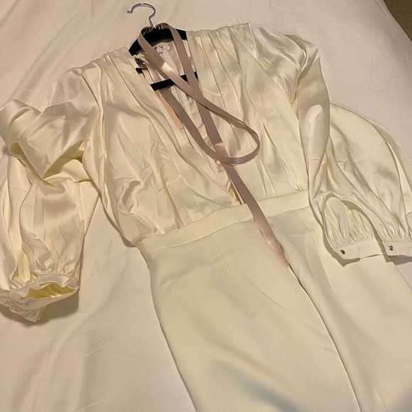 House of CB Pants - House of CB White Jumpsuit